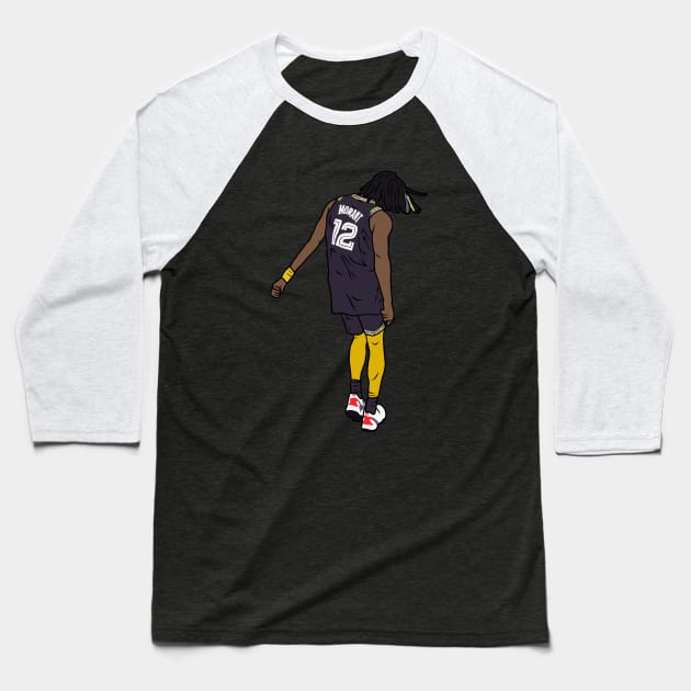 Ja Morant Griddy Baseball T-Shirt by rattraptees